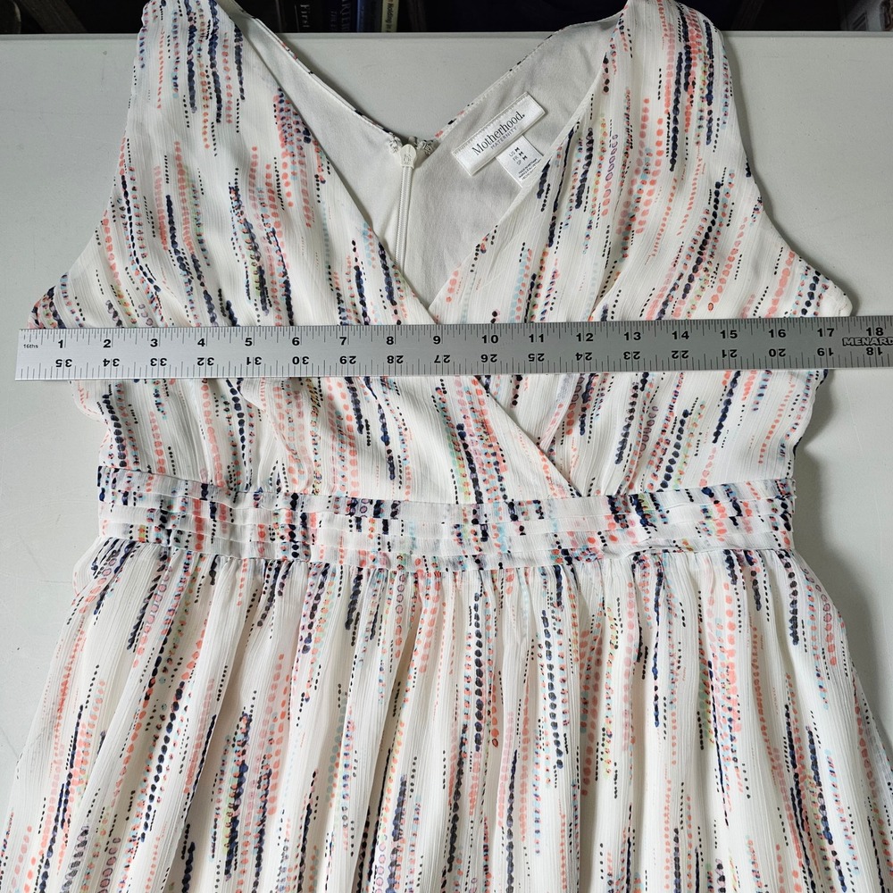 Motherhood Maternity Maxi Dress Medium Sleeveless Floral Print Summer - Picture 5 of 7